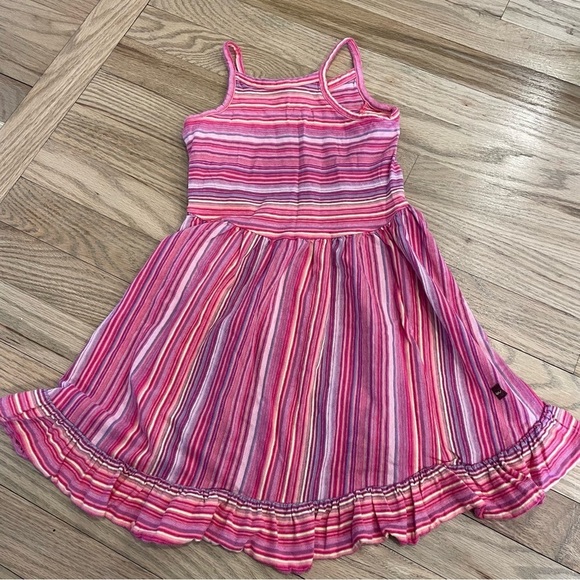 Tea Collection Pink Striped Kids Dress - Picture 3 of 3